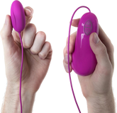 B Swish Bnaughty Deluxe 6 Function Remote Controlled Kegel Exercisers Raspberry Love Eggs and Kegel Exercisers